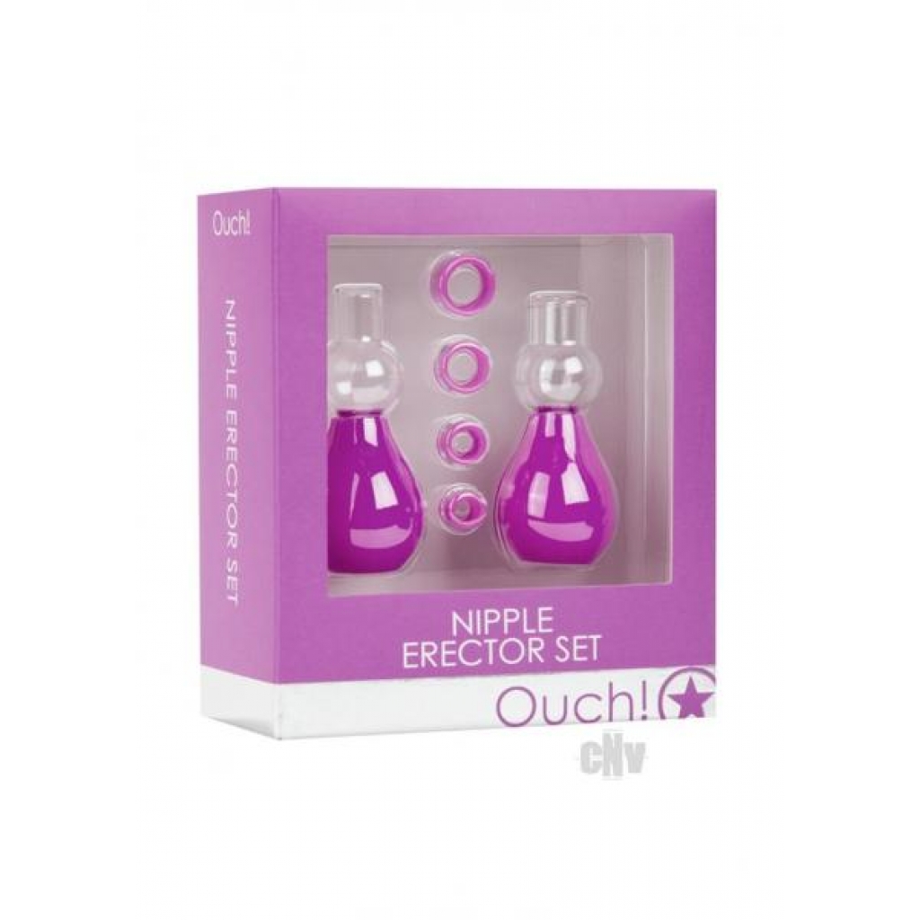 Ouch Nipple Erector Set - Purple