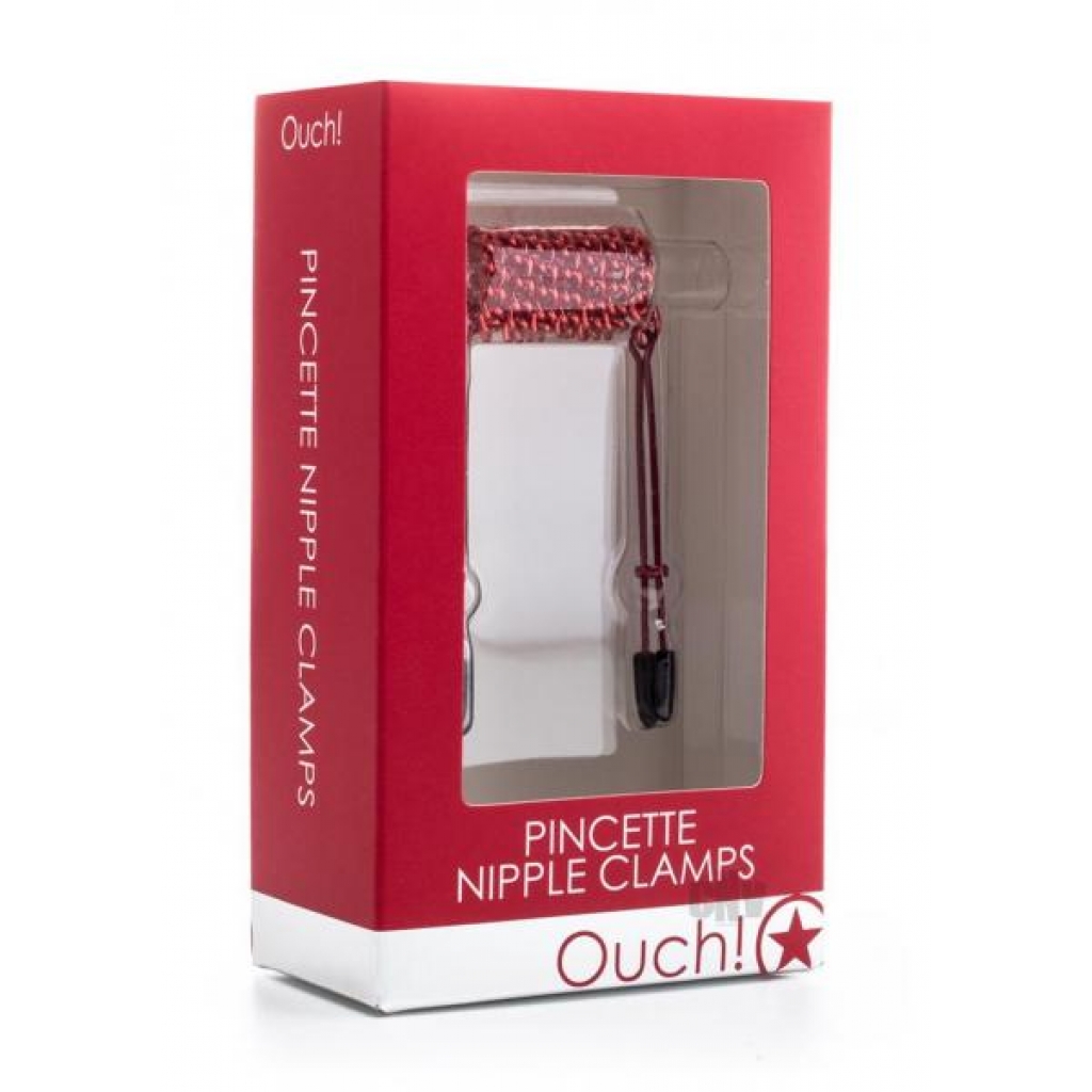 Ouch! Pincette Nipple Clamps - Red