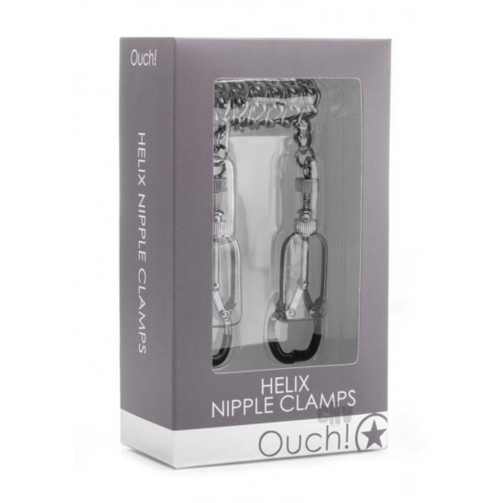 Ouch Helix Nipple Clamps - Metal