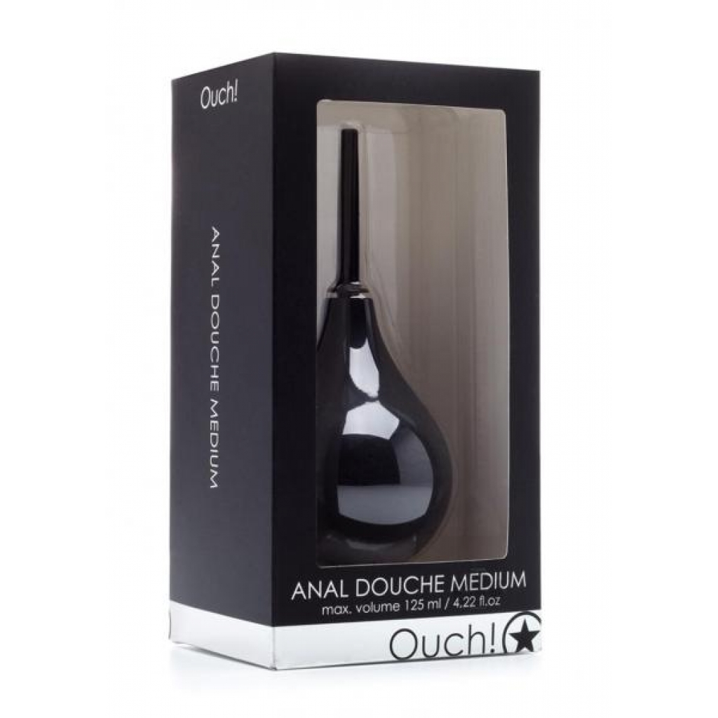 Ouch Anal Douche Medium Black - Shots America Llc