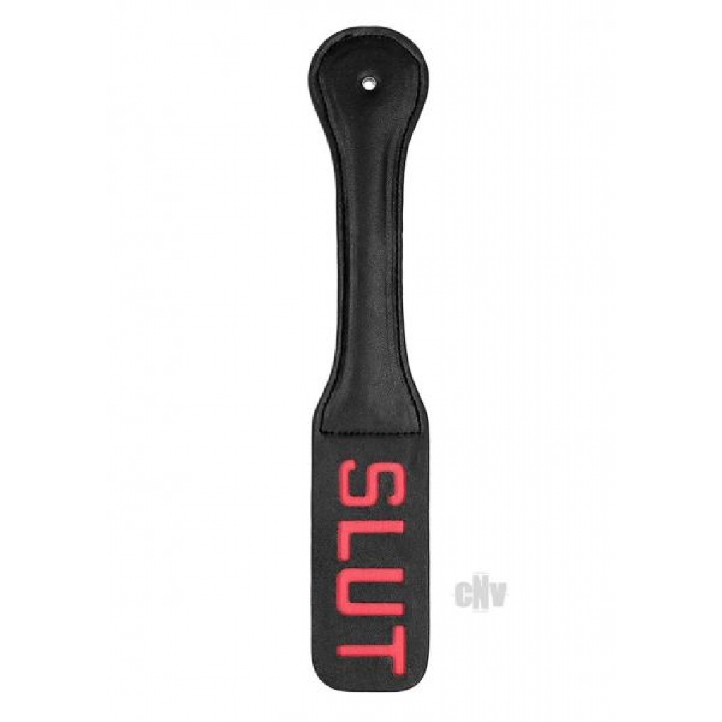 Ouch Paddle - Slut - Black