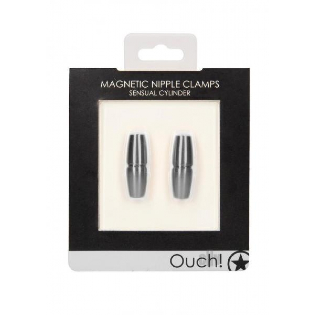 Ouch Magnetic Clamps Sensual Cylinder - Shots America Llc