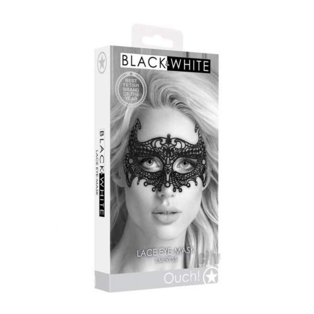 Ouch Lace Eye Mask - Empress in Black