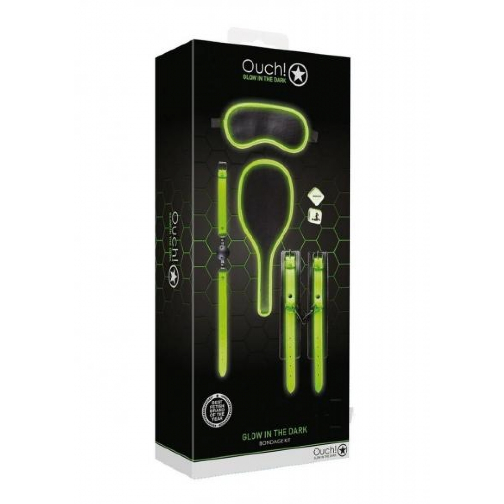 Ouch Bondage Kit: Glow-in-the-Dark Essentials for Kinky Fun