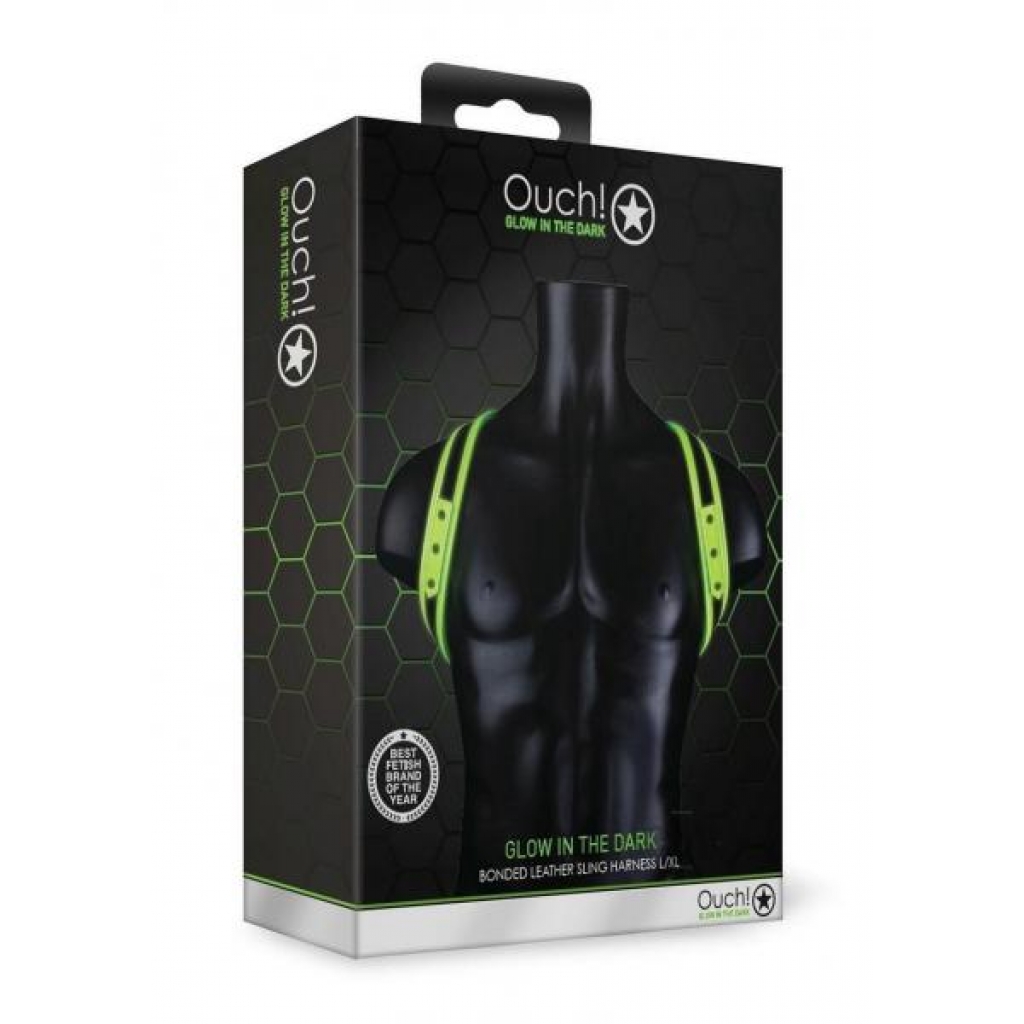 Ouch Sling Harness Gitd L/xl - Shots America Llc