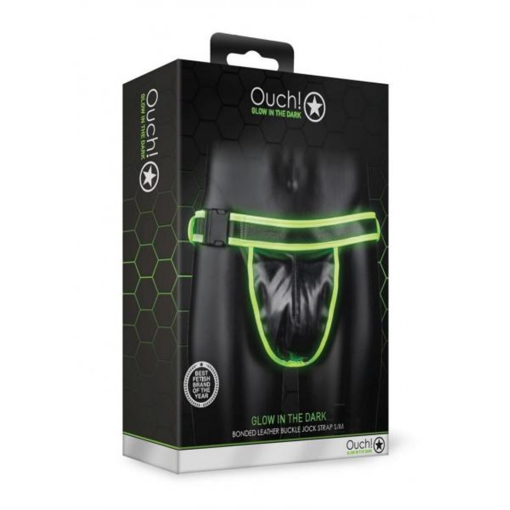 Ouch Buckle Jock Strap Gitd S/m - Shots America Llc