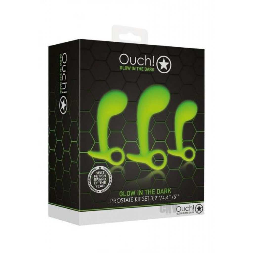 Ouch Prostate Kit Set Of 3 Gitd - Shots America Llc