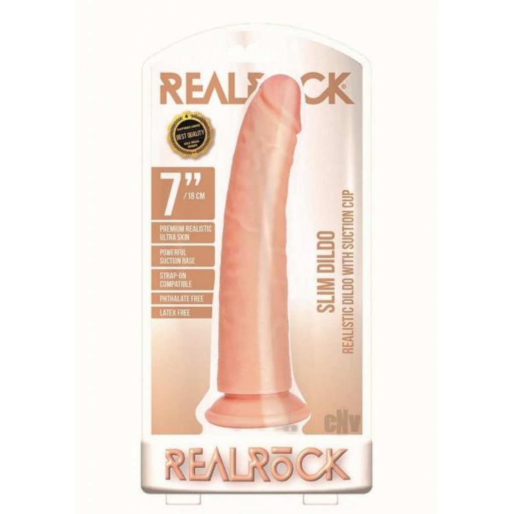 Realrock Slim 7-Inch Dildo - Realistic Pleasure Tool