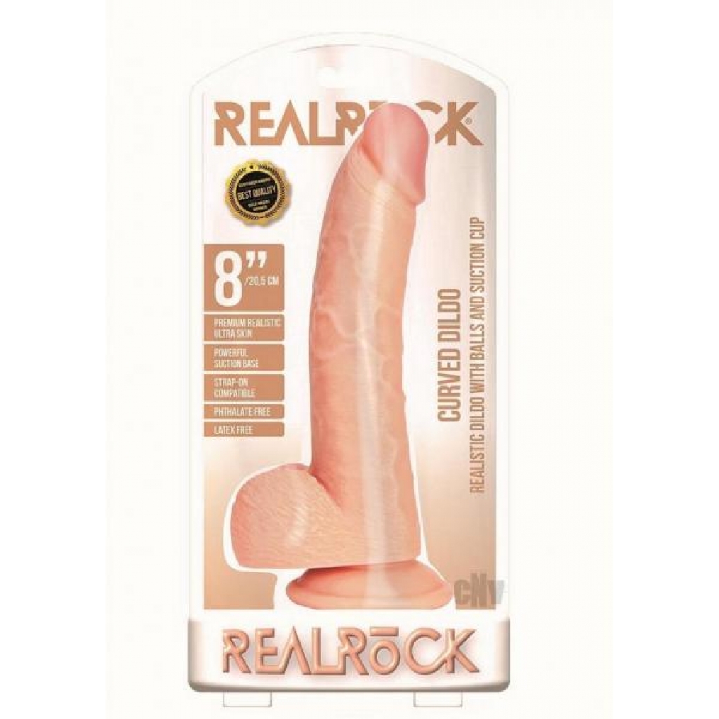 Realrock Curved W/Balls - Vanilla Luxury