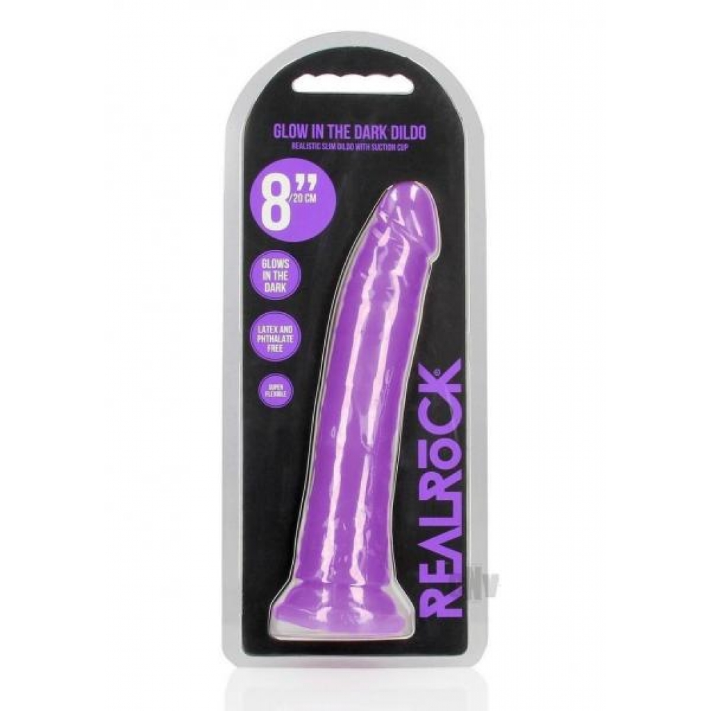 Glow-in-the-Dark Realrock Slim Dildo