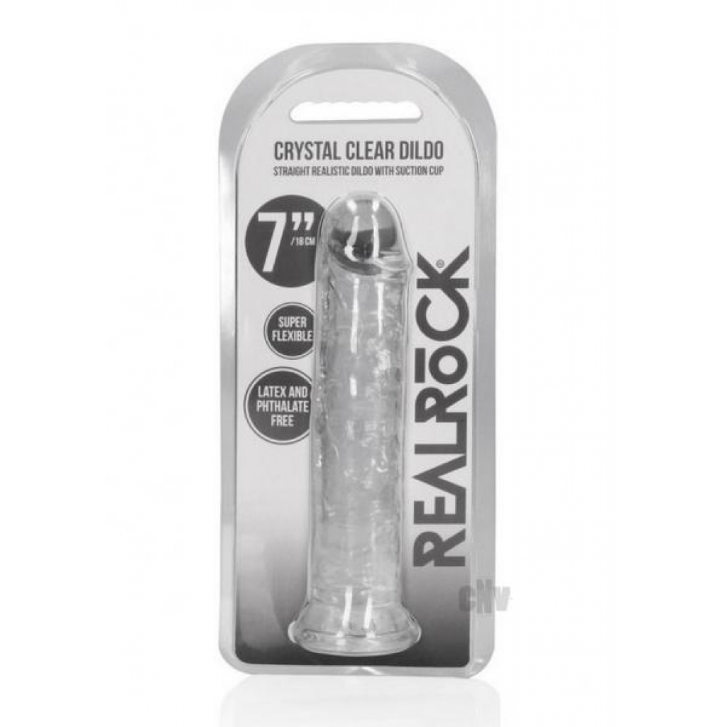 Realrock Straight Without Balls - 7 Clear