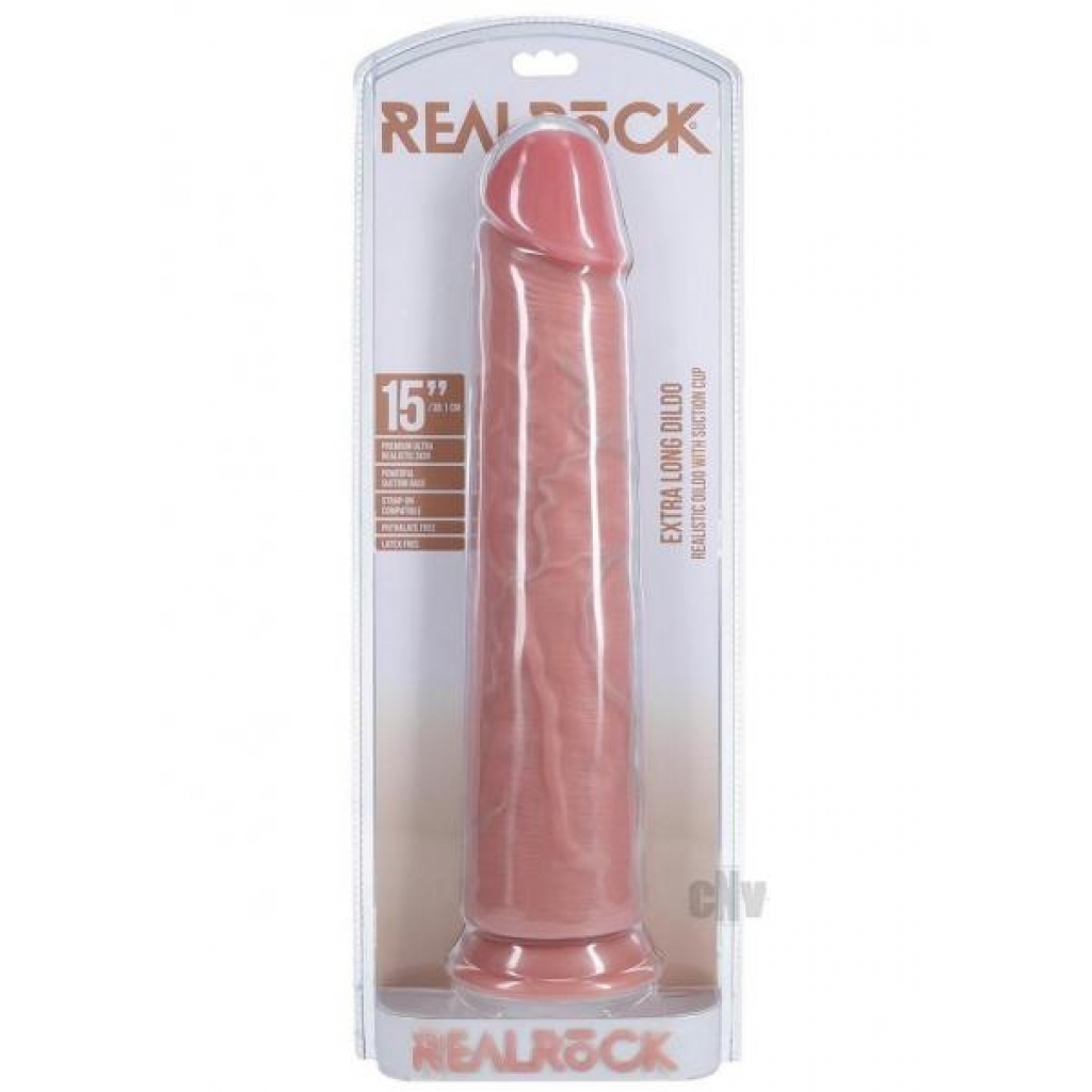 Realrock Xl Straight 15 Flesh - Shots America Llc