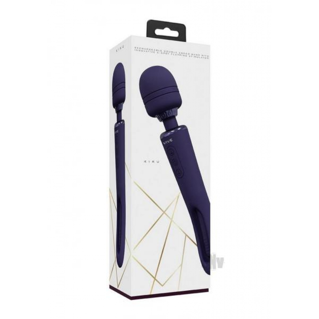 Kiku Double Ended Wand Purple - Shots America Llc