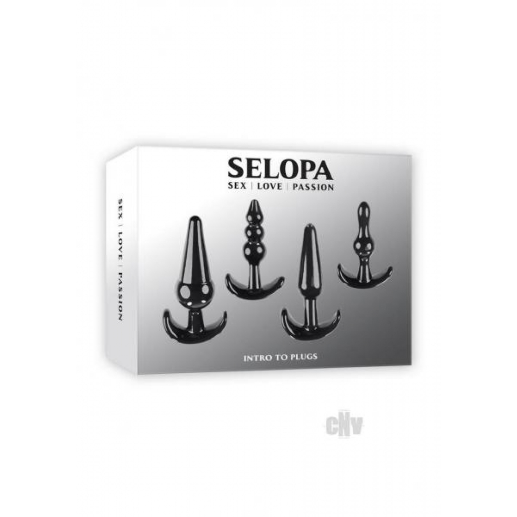 Selopa Intro To Plugs Black - Evolved Novelties