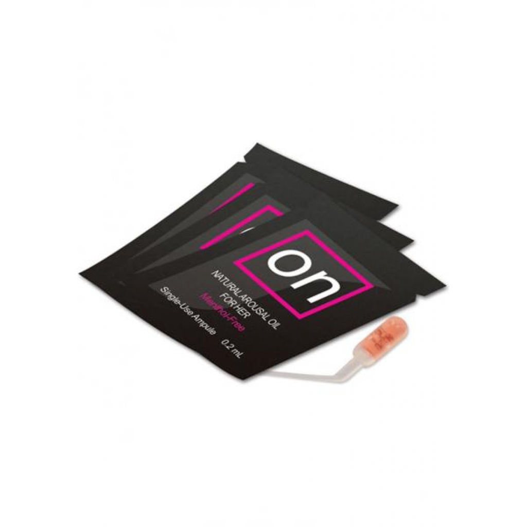 On Arousal Gel For Her Foil Pack - 24 pcs - Sensuva 