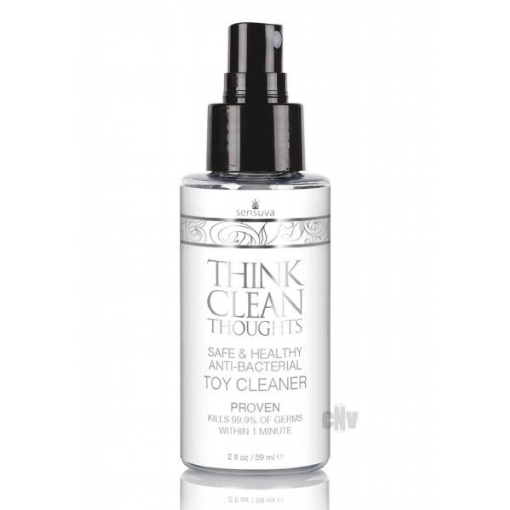 Think Clean Thoughts Toy Cleaner 2oz - Sensuva Organics