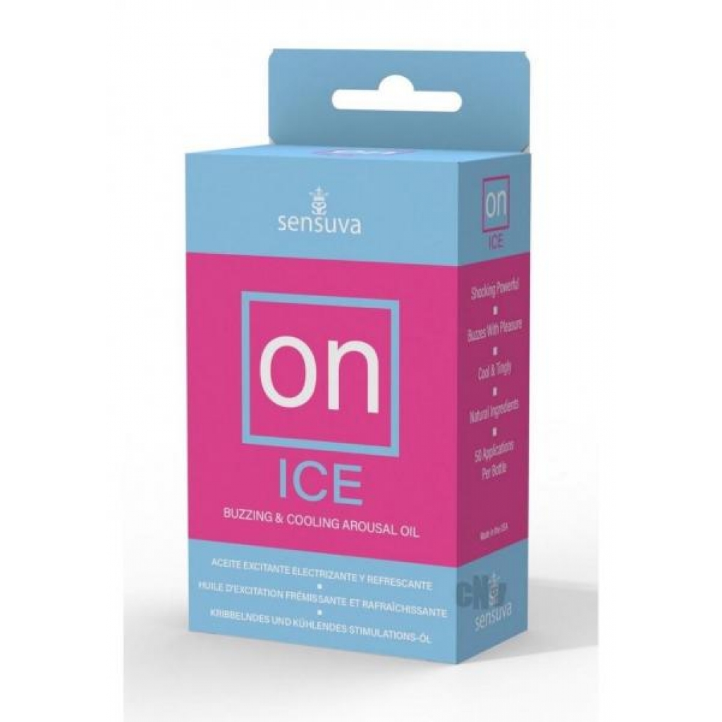 On Ice Arousal Oil 5ml Md Box - Sensuva Organics