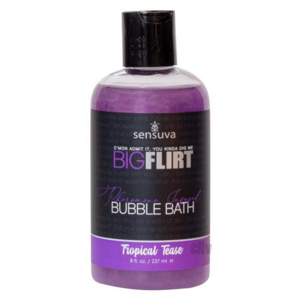 Big Flirt Bubble Bath Tropical Tease 8oz - Sensuva Organics