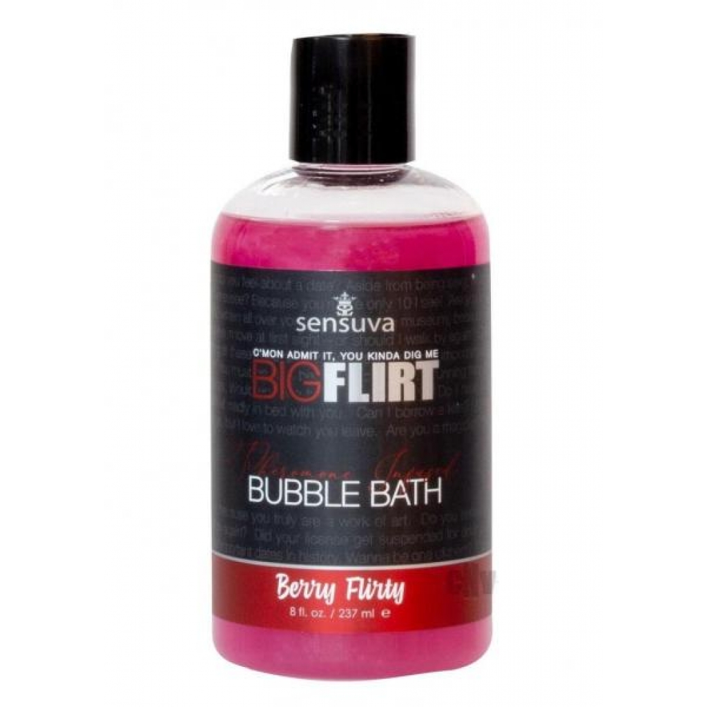 Big Flirt Bubble Bath Berry Flirty 8oz - Sensuva Organics
