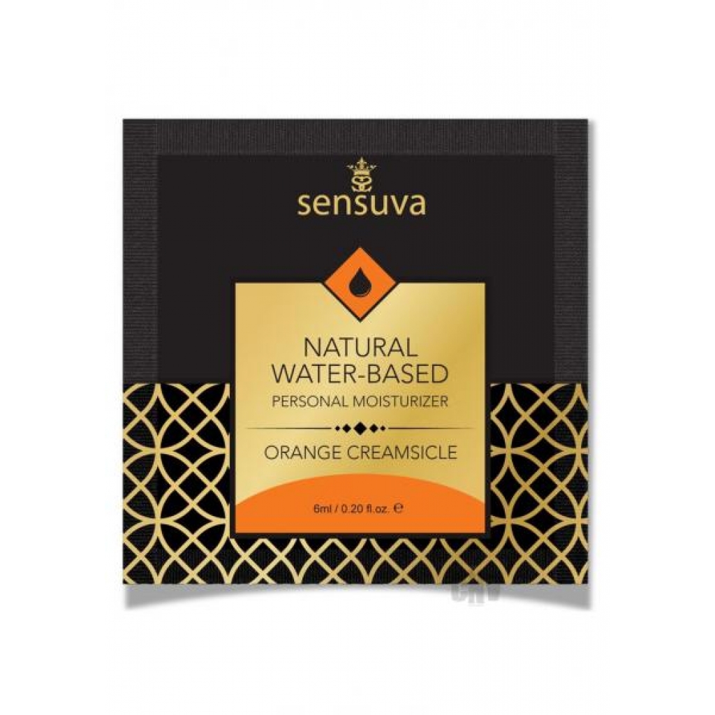 Natural Personal Orange Cream Foil 6ml - Sensuva Organics