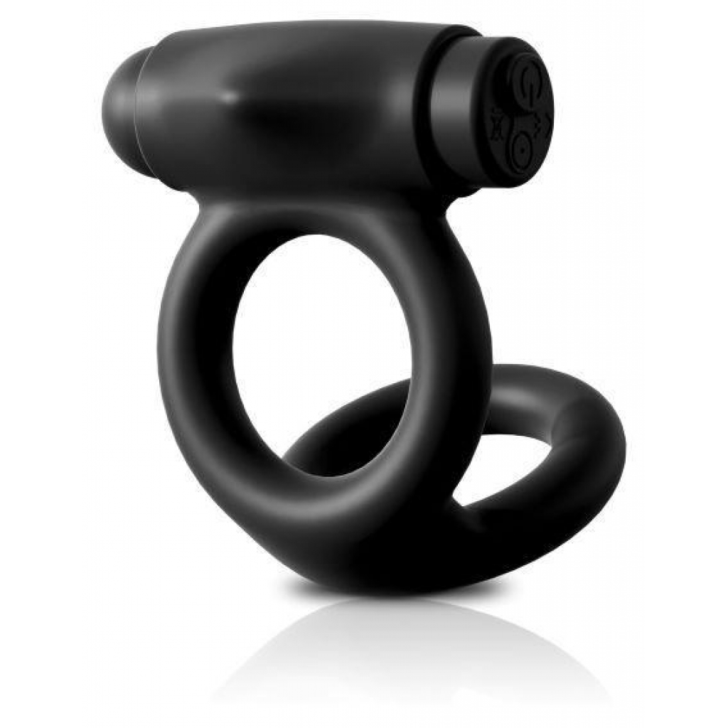 Sir Richard's Control Cock and Ball C-Ring - Vibrating Black