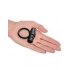 Sir Richard's Control Vibrating C-Ring Silicone Black - Pipedream