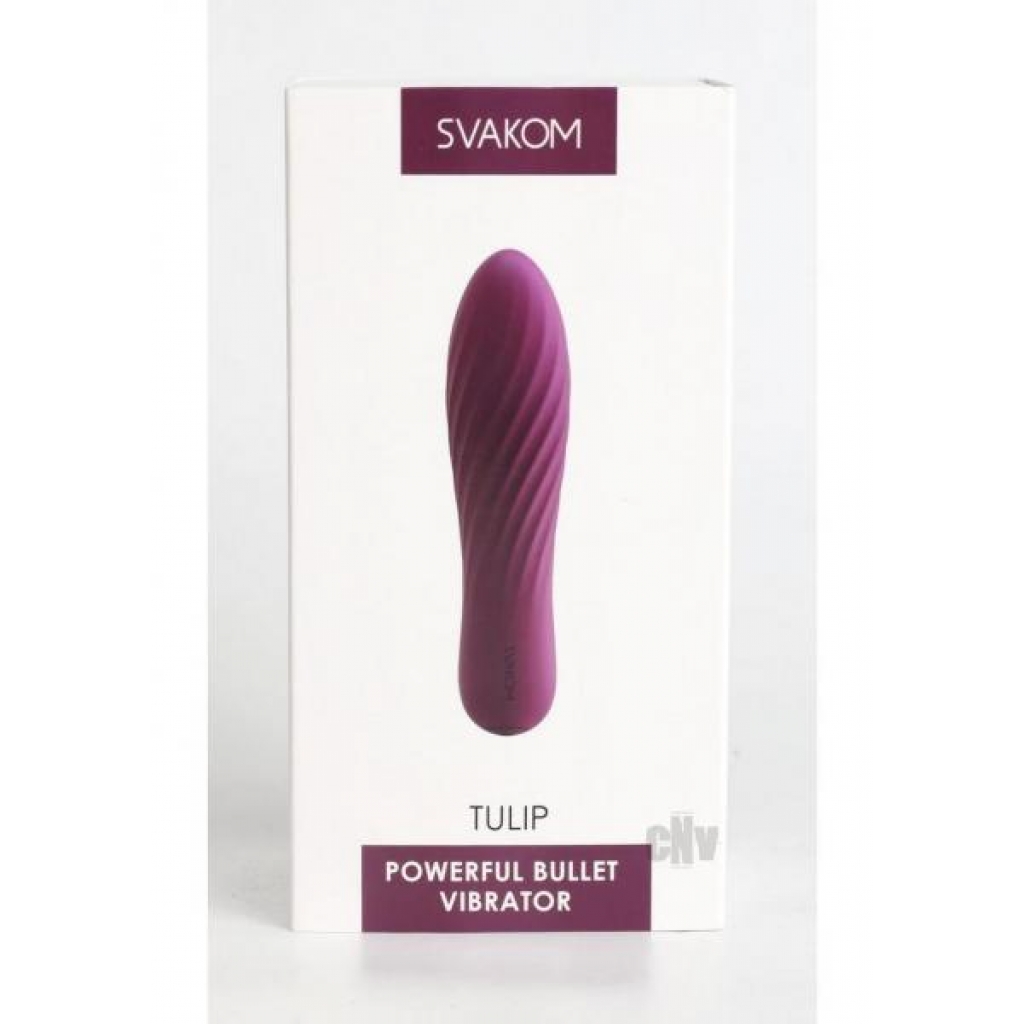 Svakom Tulip Purple - Powerful and Discreet Bullet Vibrator