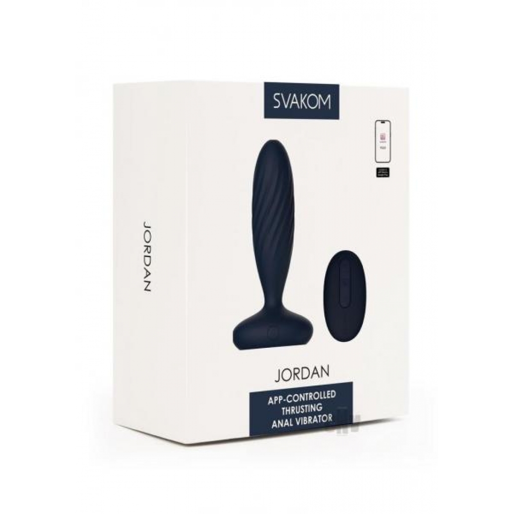 Jordan Navy Thrusting Anal Vibrator