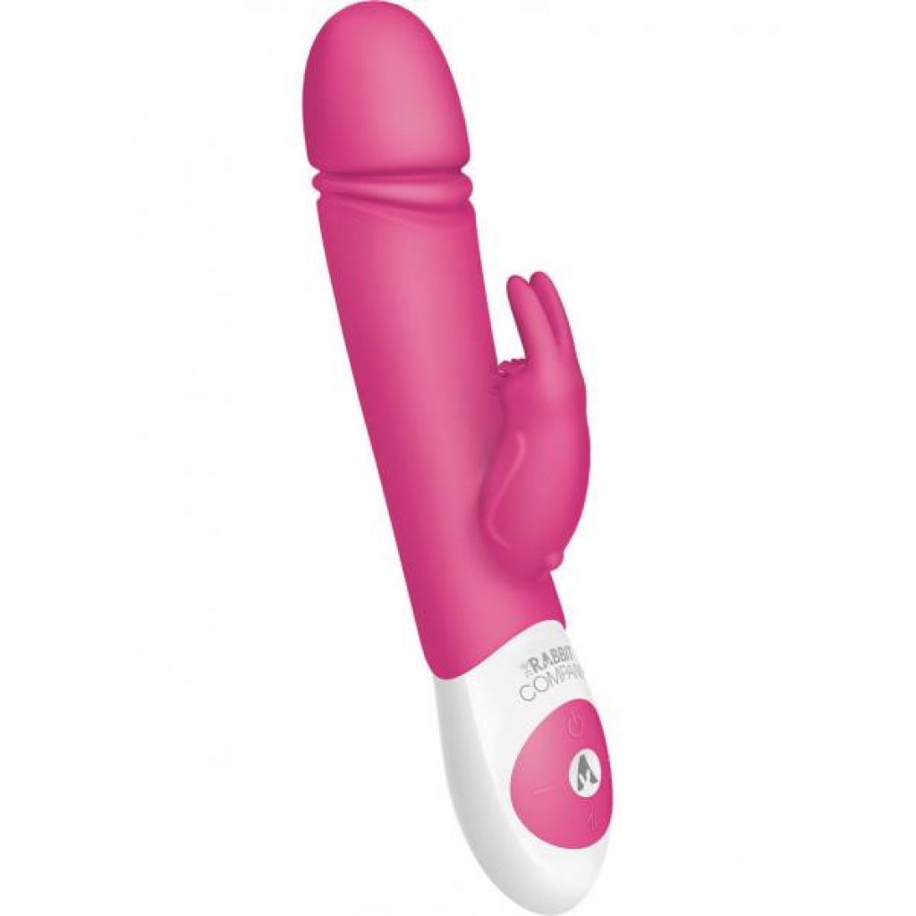 The Thrusting Rabbit Vibrator Hot Pink - Adventure Industries