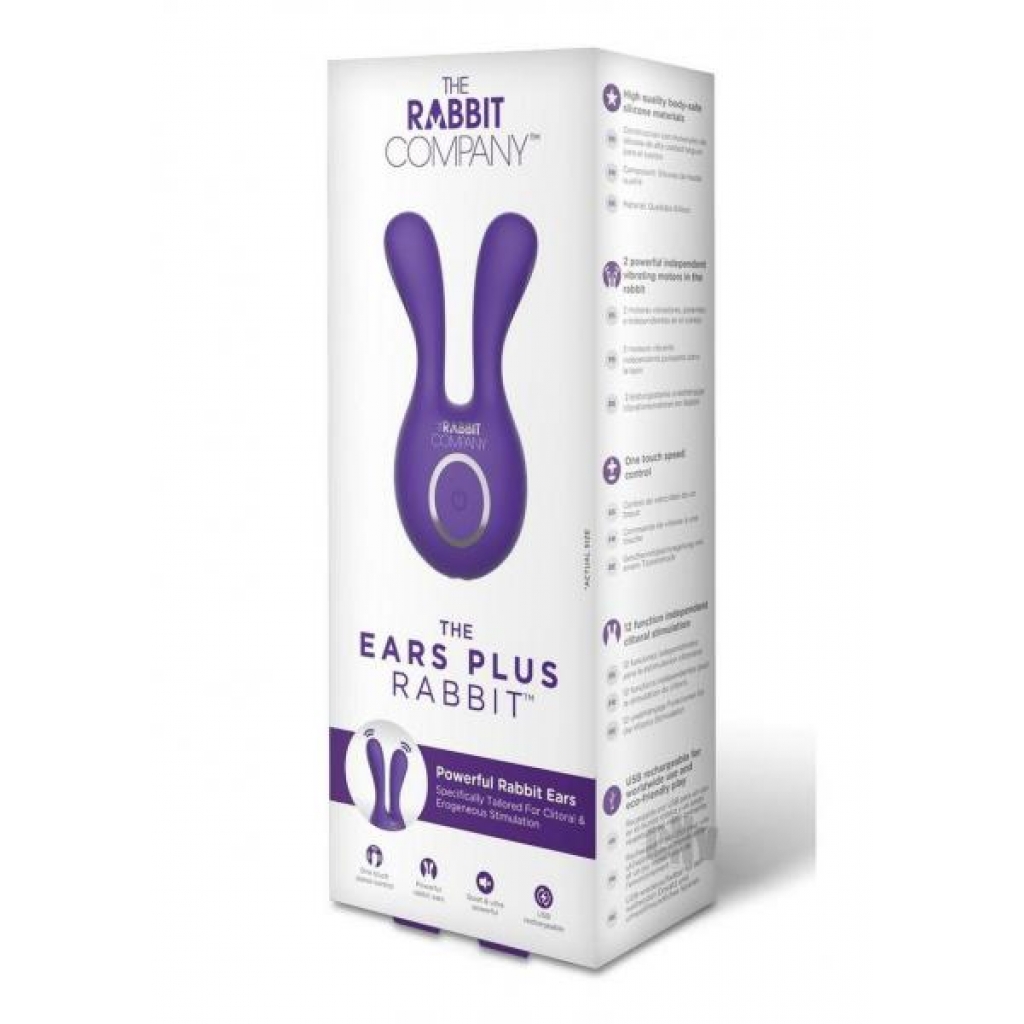 The Ears Plus Rabbit Purple - Xgen, Llc.