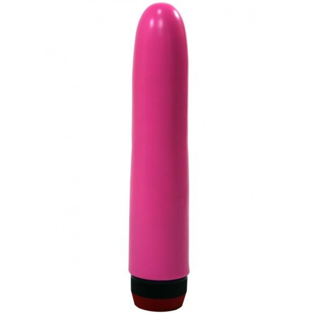 FLEXIBLE PLAYTHING 7 INCH VIBRATOR PINK - Golden Triangle