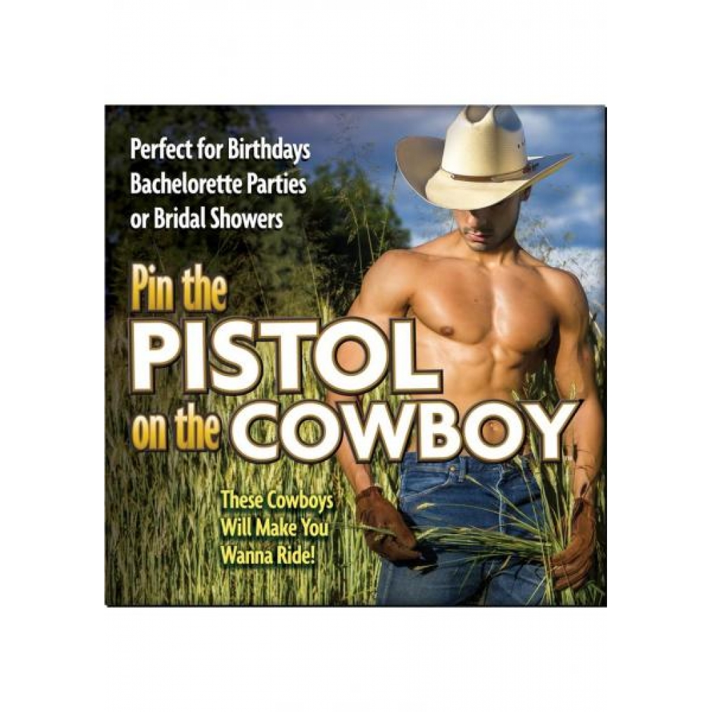 Pin The Pistol On The Cowboy Game - Little Genie 