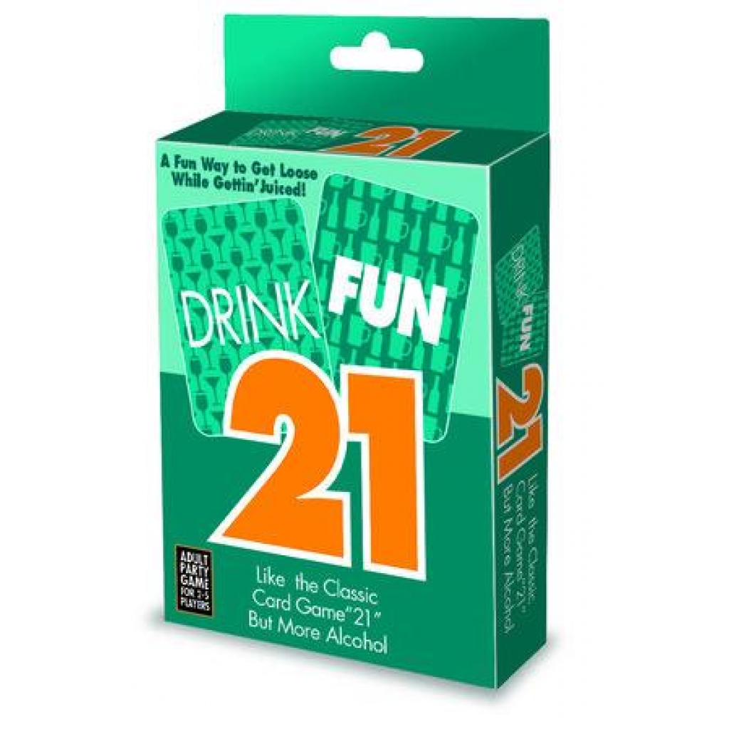 Drink Fun 21 Card Game - Hilarious Party Activity