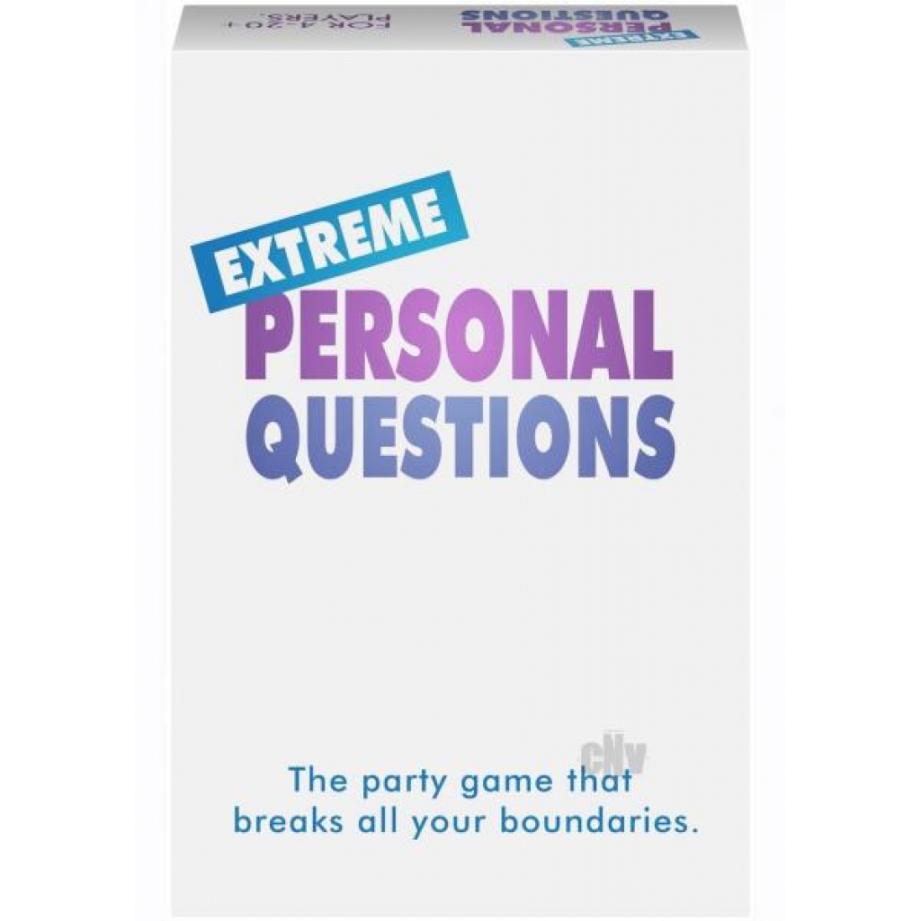 Extreme Personal Questions Adult Party Game - Kheper Games