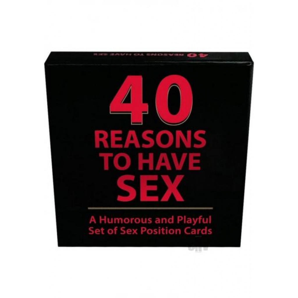 40 Reasons To Have Sex - Kheper Games, Inc.