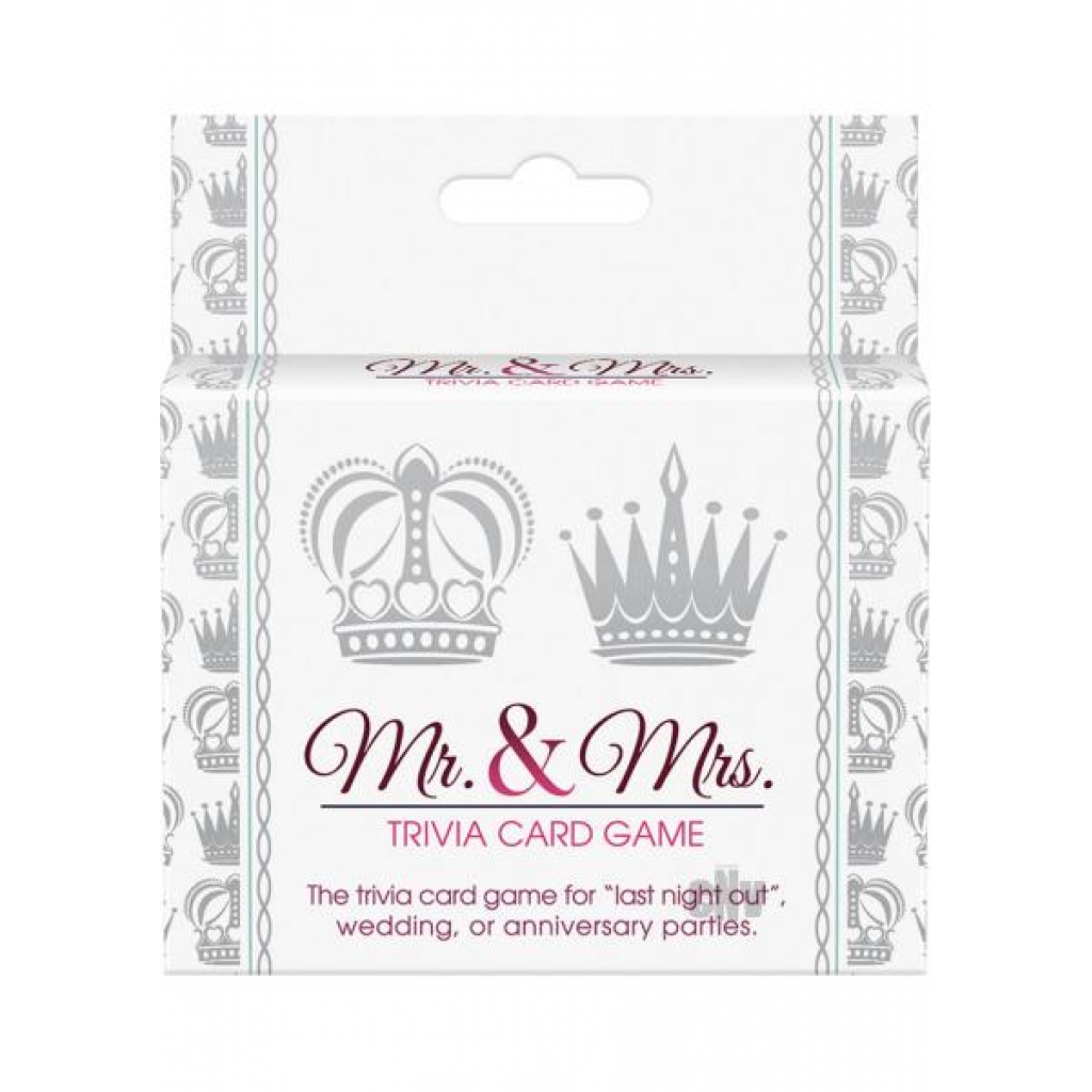 Mr And Mrs Trivia Card Game - Kheper Games