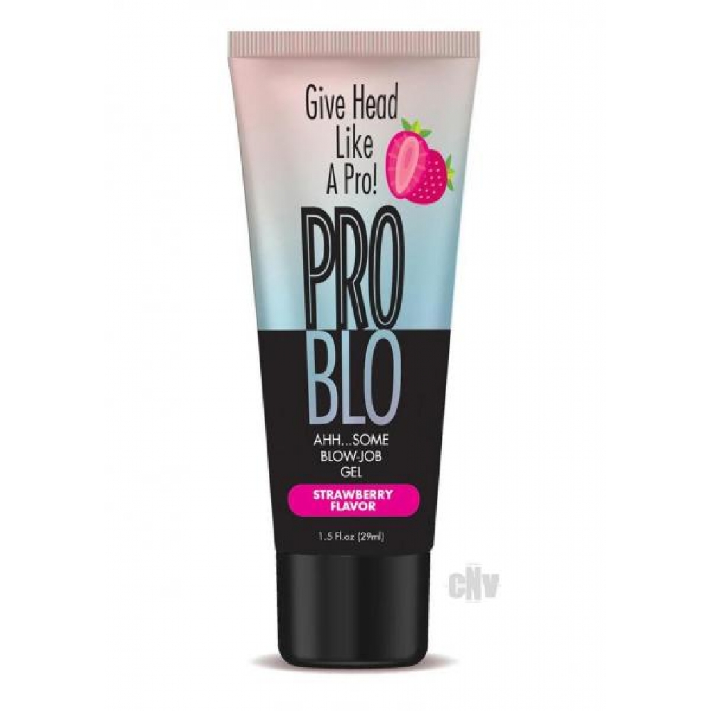 Problo Oral Pleasure Gel Strawberr 1.5oz - Little Genie Productions Llc.