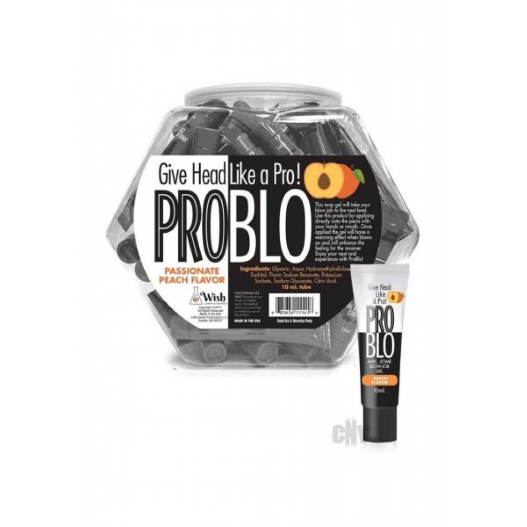 Problo Oral Gel Peach 10ml 65/bowl - Little Genie Productions Llc.