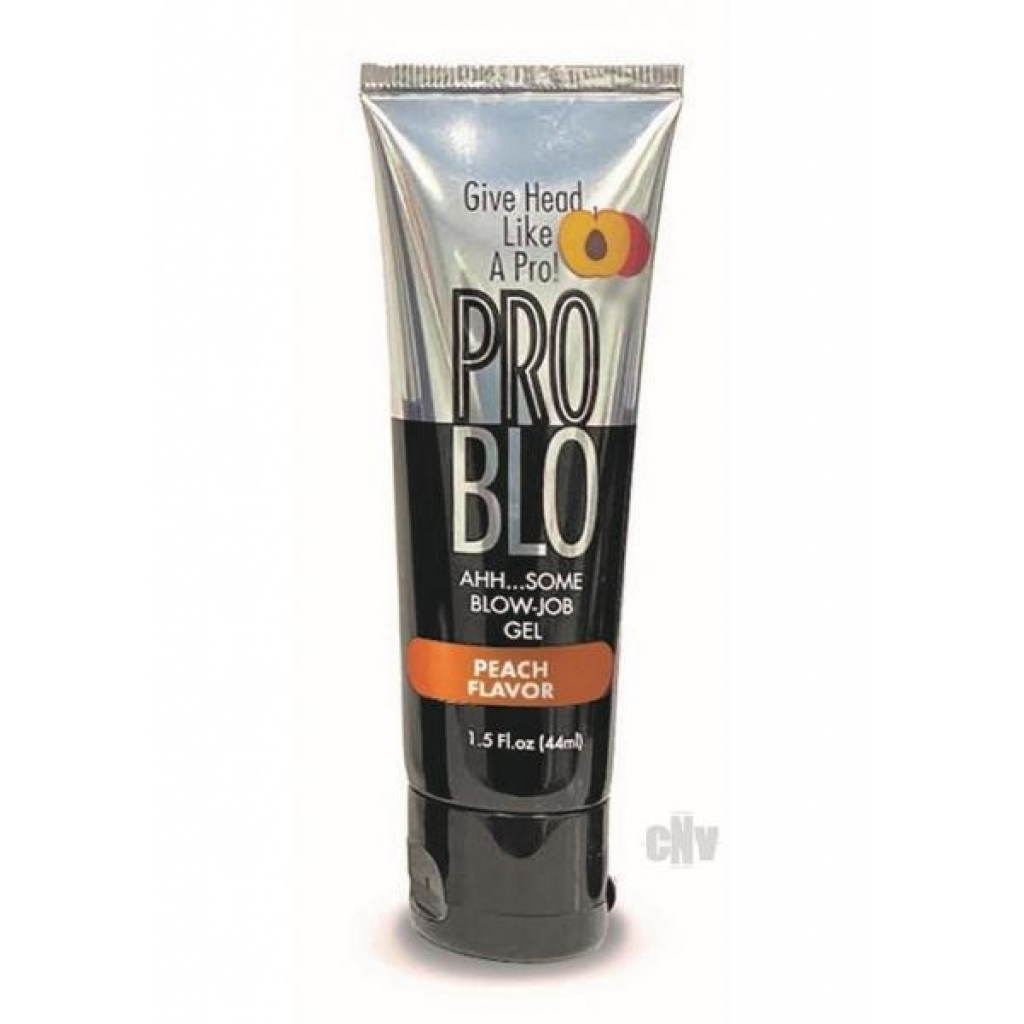 Problo Oral Pleasure Gel Peach 1.5oz - Little Genie Productions Llc.