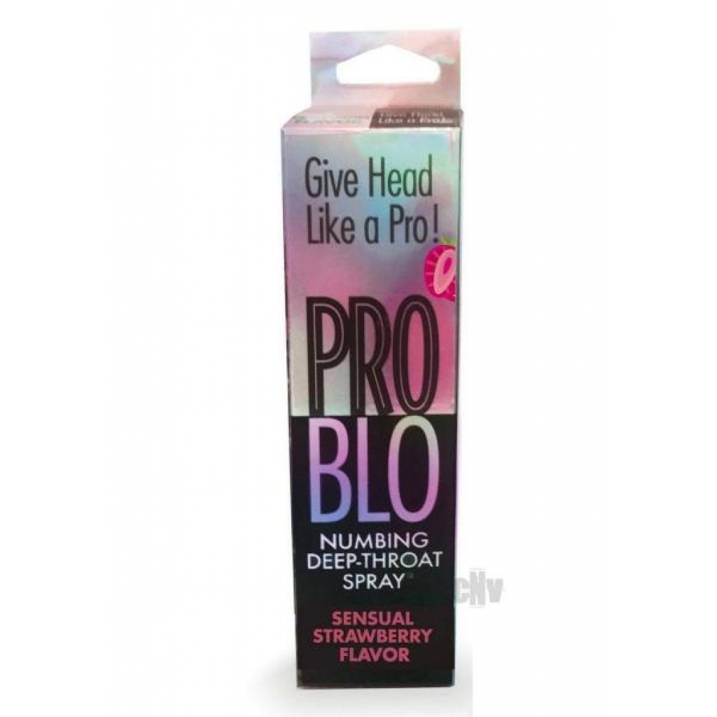 Pro Blo Numbing Spray Strawberry - Little Genie Productions Llc.