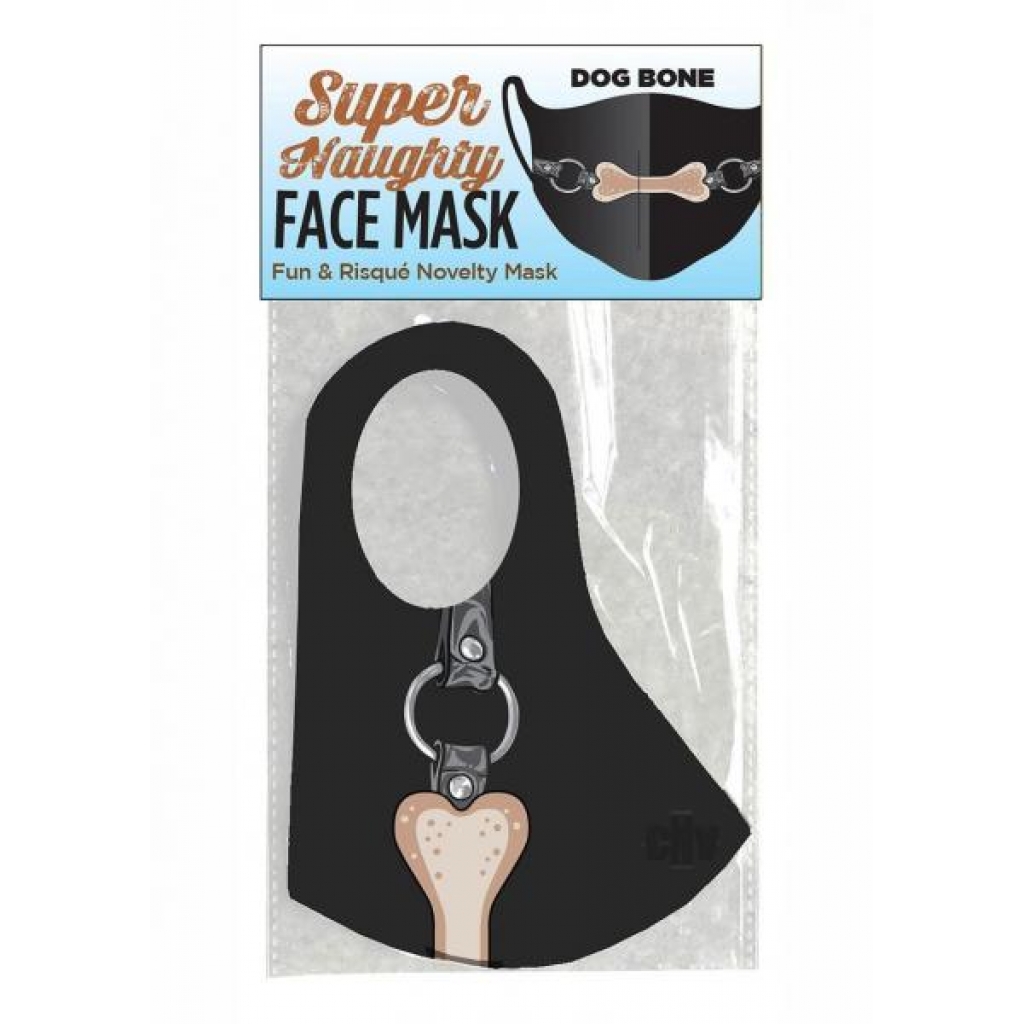 Super Naughty Dog Bone Gag Mask - Little Genie Productions Llc.