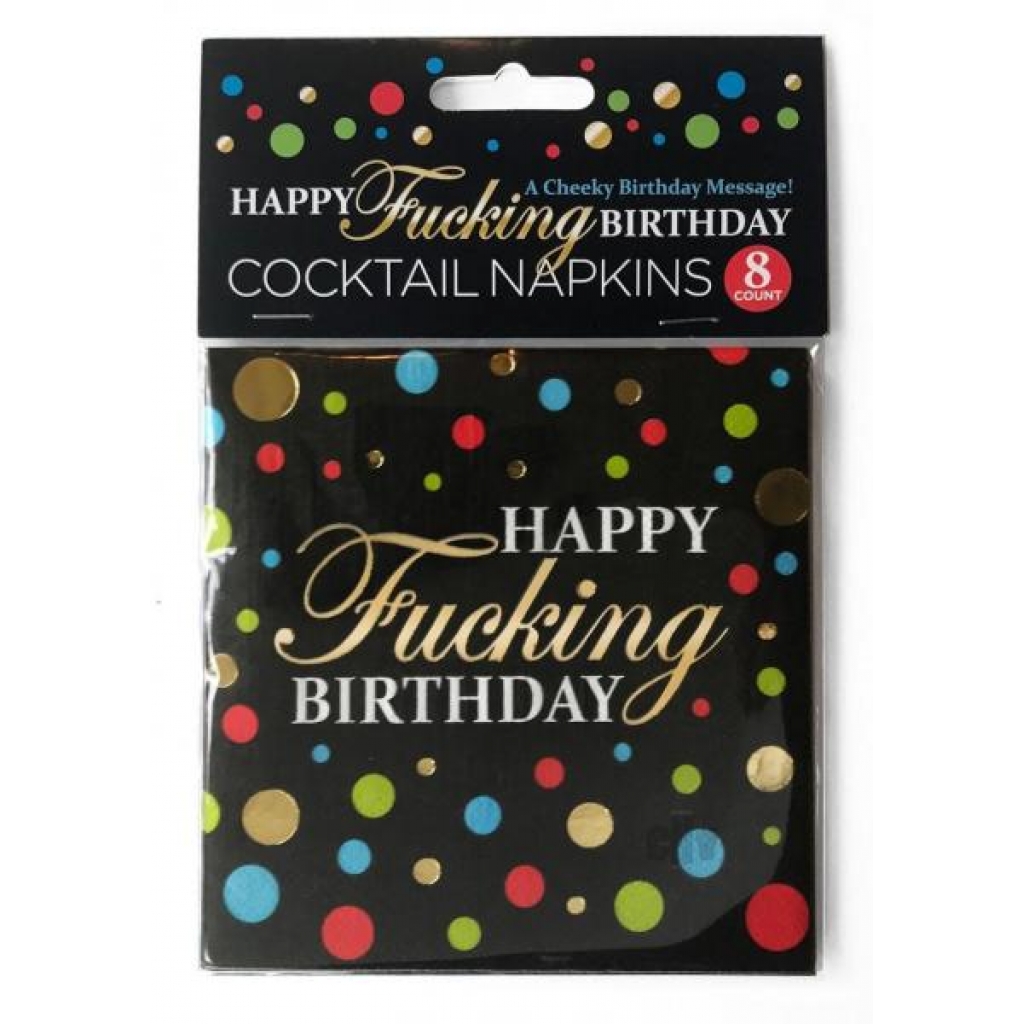 Happy Fn Birthday Napkins 8pk - Little Genie Productions Llc.