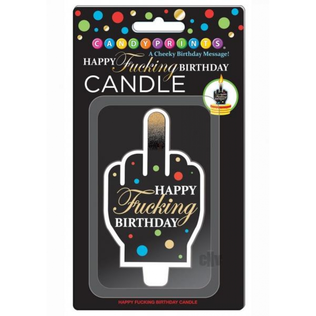 Happy Fn Birthday Fu Finger Candle - Little Genie Productions Llc.