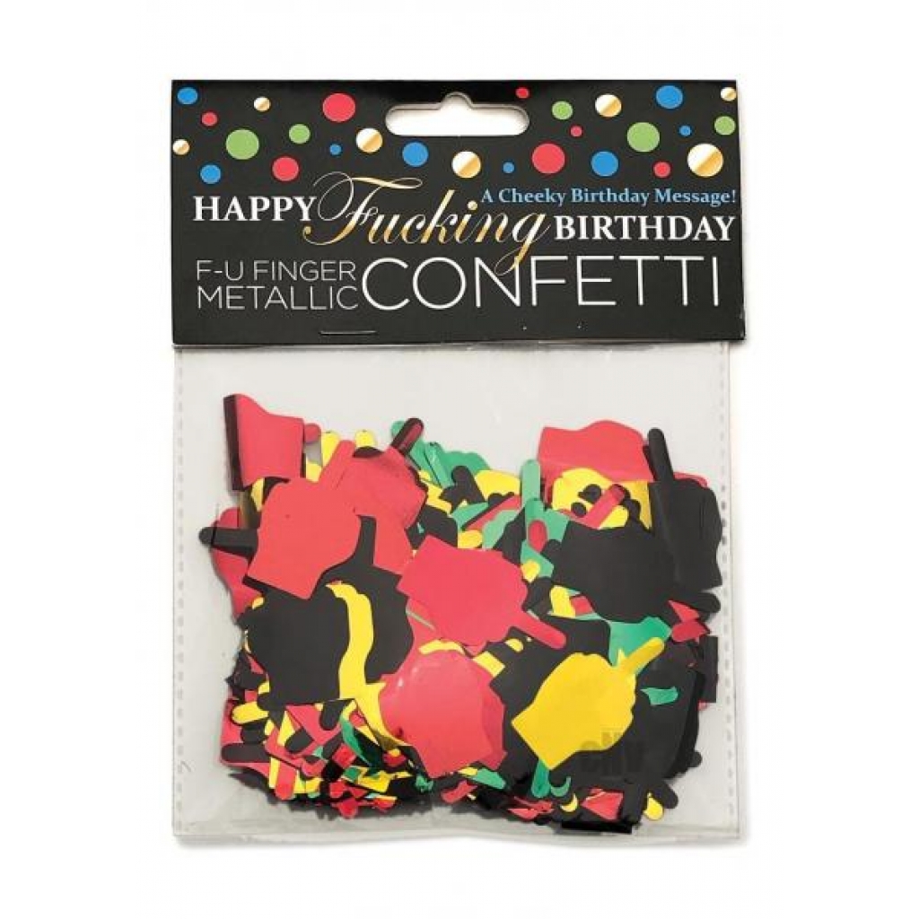 Happy Fn Birthday Fu Finger Confetti - Little Genie Productions Llc.