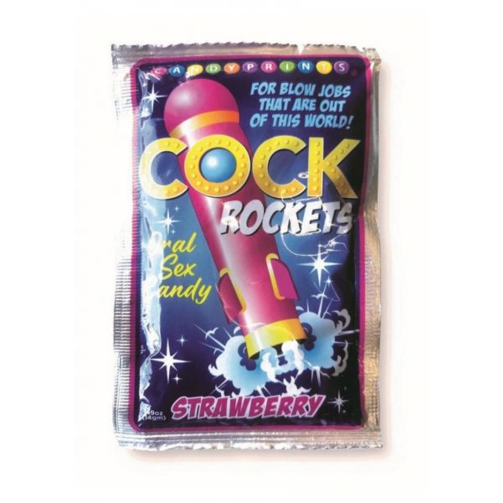 Cock Rockets Oral Sex Candy - Strawberry Flavor