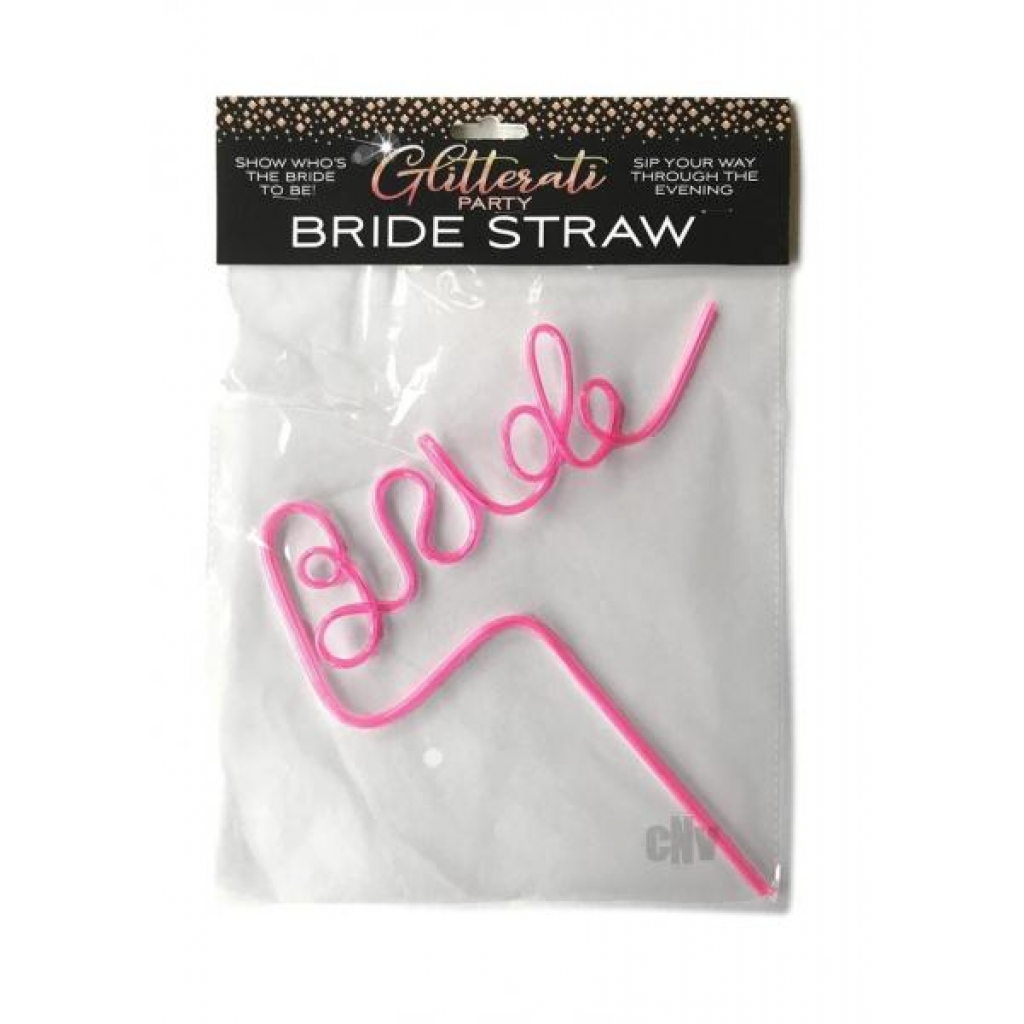 Glitterati Bride Straw - Little Genie Productions Llc.