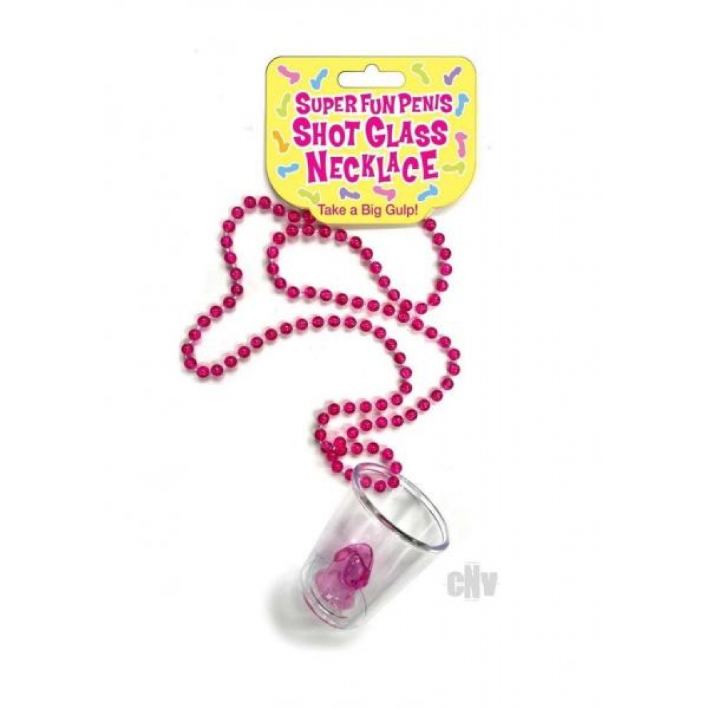 Super Fun Penis Shot Glass Necklace - Little Genie Productions Llc.