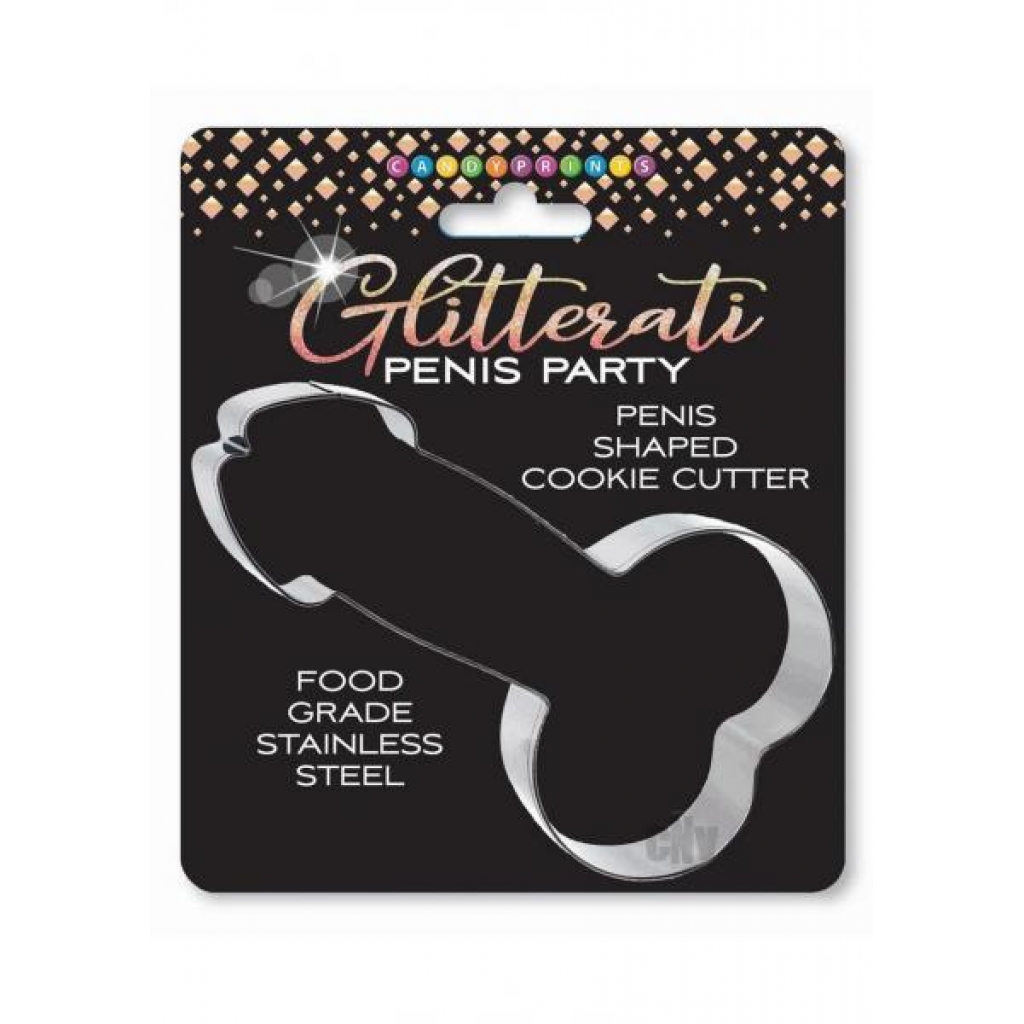 Glitterati Penis Cookie Cutter - Little Genie Productions Llc.