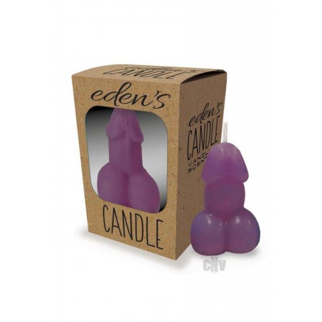 Edens Candle Penis Eggplant - Little Genie Productions Llc.