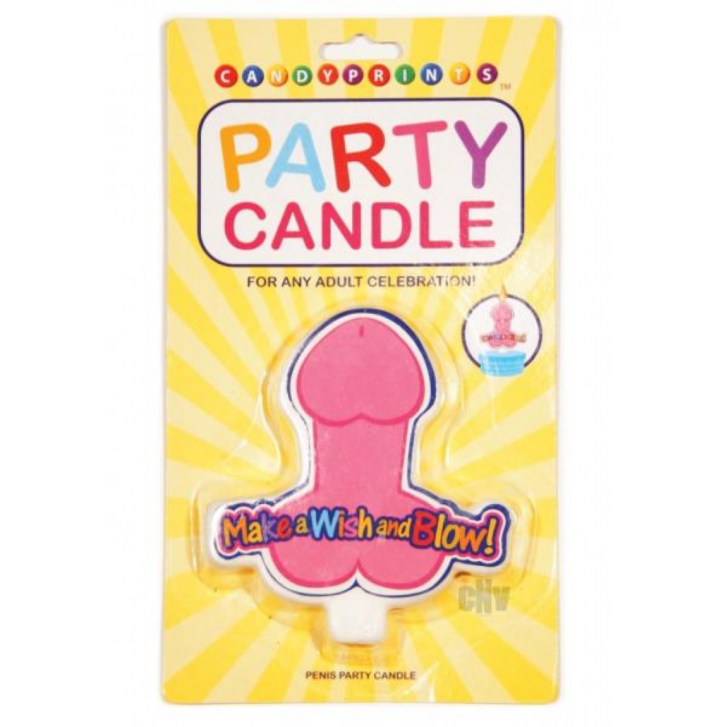 Make A Wish And Blow Penis Candle - Little Genie Productions Llc.